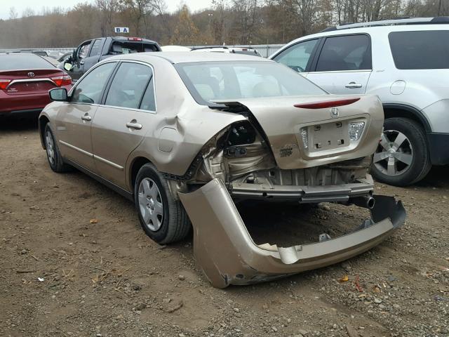 1HGCM56446A053829 - 2006 HONDA ACCORD LX GOLD photo 3