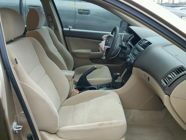 1HGCM56446A053829 - 2006 HONDA ACCORD LX GOLD photo 5