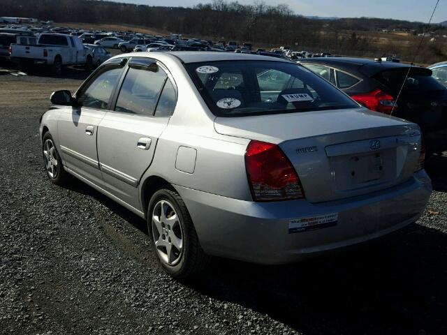 KMHDN46D36U378167 - 2006 HYUNDAI ELANTRA GL SILVER photo 3