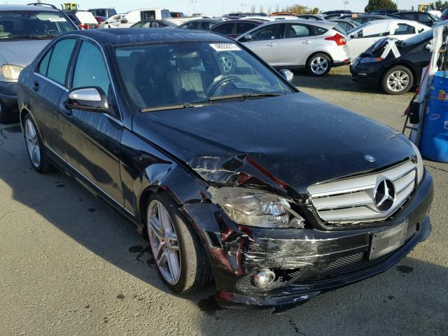 WDDGF54X58R017794 - 2008 MERCEDES-BENZ C 300 BLACK photo 1