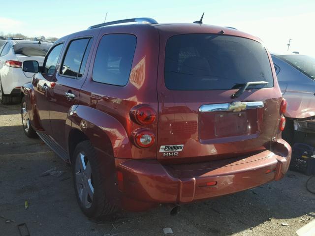 3GNDA53P88S640277 - 2008 CHEVROLET HHR LT RED photo 3