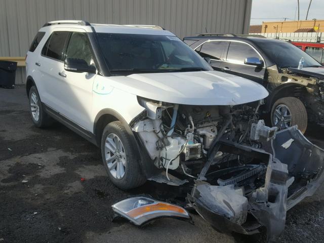 1FM5K7D81EGB53599 - 2014 FORD EXPLORER X WHITE photo 1