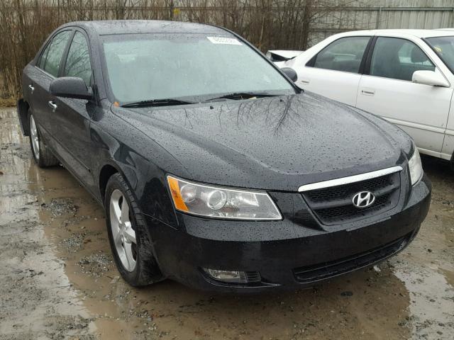 5NPEU46F06H108692 - 2006 HYUNDAI SONATA GLS BLACK photo 1