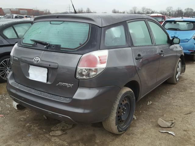 2T1KR32E76C575543 - 2006 TOYOTA COROLLA MA GRAY photo 4