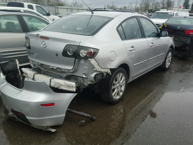 JM1BK12G171632917 - 2007 MAZDA 3 I SILVER photo 4