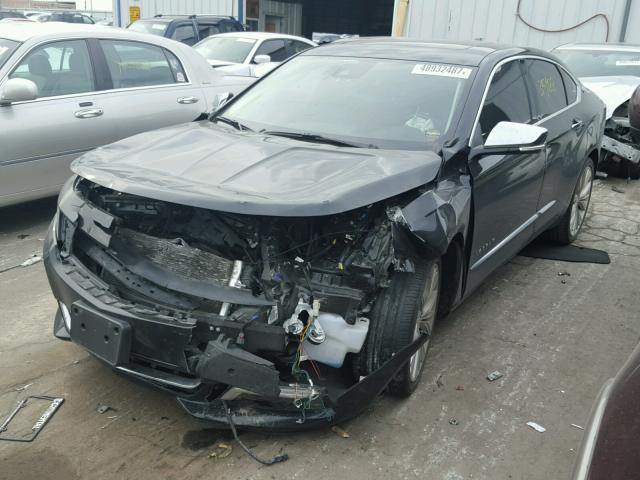 2G1165S30F9245623 - 2015 CHEVROLET IMPALA LTZ BLACK photo 2