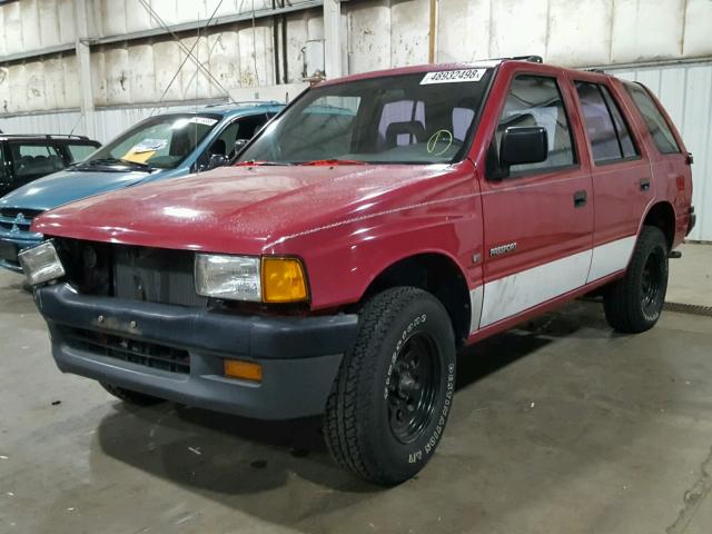 4S6CK58V6S4431624 - 1995 HONDA PASSPORT E RED photo 2