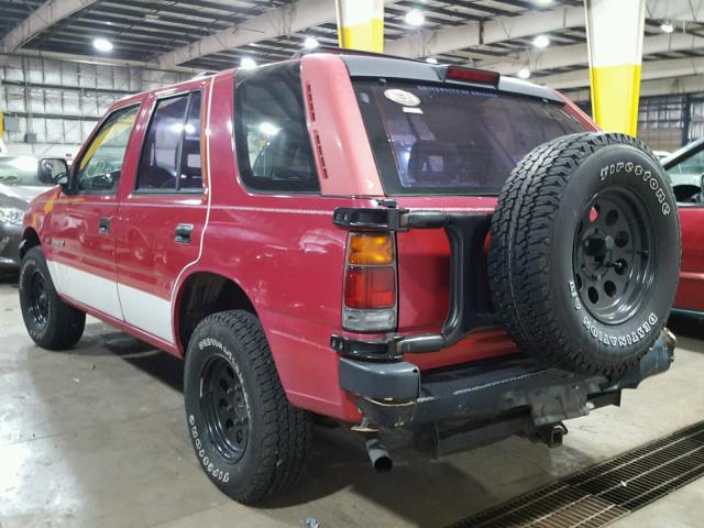 4S6CK58V6S4431624 - 1995 HONDA PASSPORT E 红色 照片 3
