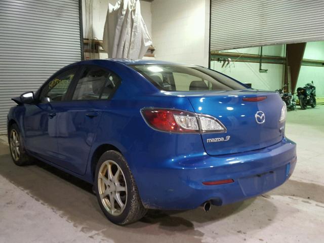 JM1BL1W8XC1635230 - 2012 MAZDA 3 I BLUE photo 3