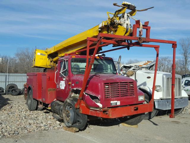 1HTSCABN1XH652817 - 1999 INTERNATIONAL 4000 4700 RED photo 1