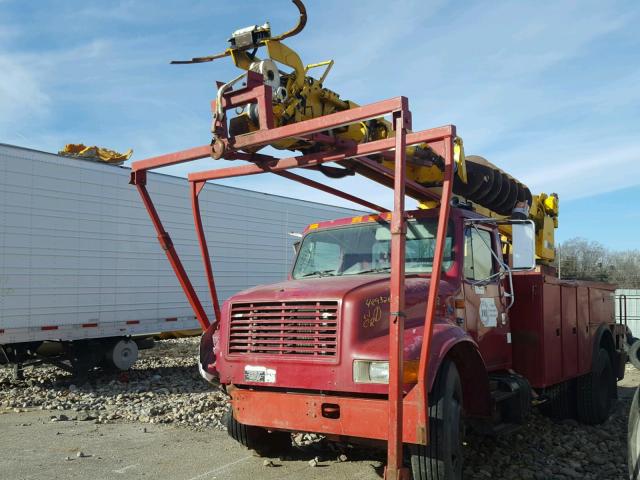 1HTSCABN1XH652817 - 1999 INTERNATIONAL 4000 4700 RED photo 2