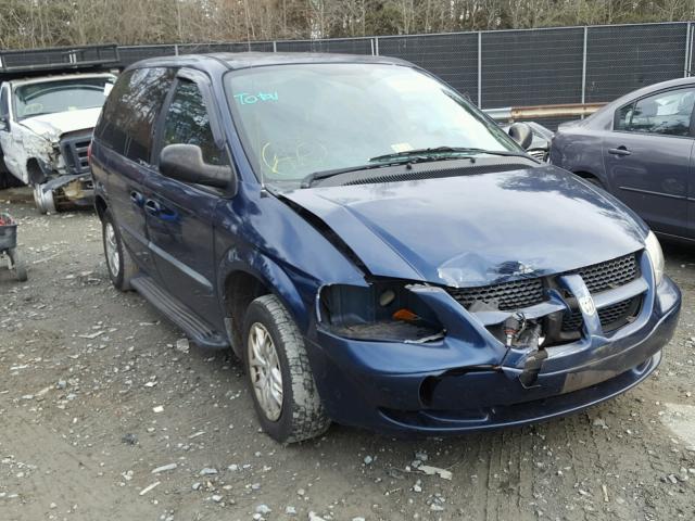 1D4GP45373B156116 - 2003 DODGE CARAVAN SP BLUE photo 1