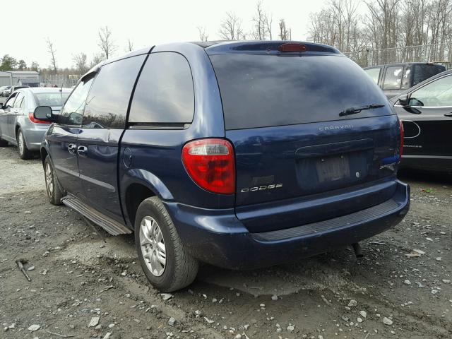 1D4GP45373B156116 - 2003 DODGE CARAVAN SP BLUE photo 3