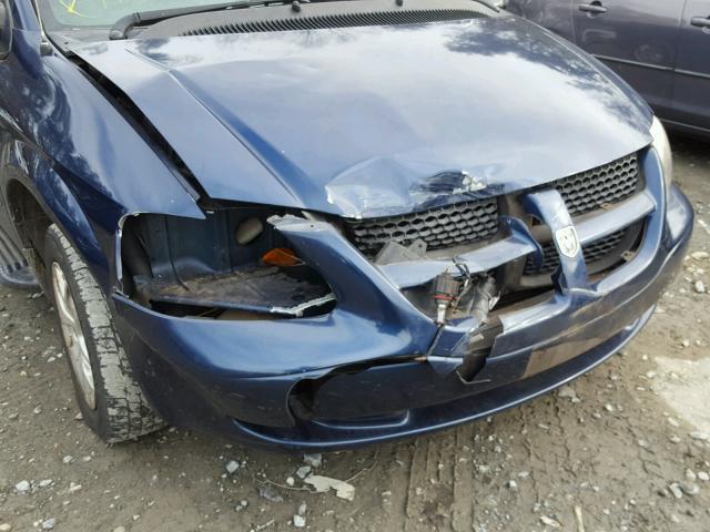 1D4GP45373B156116 - 2003 DODGE CARAVAN SP BLUE photo 9