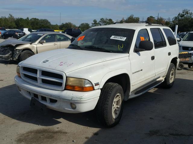 1B4HS28Y4WF169508 - 1998 DODGE DURANGO WHITE photo 2