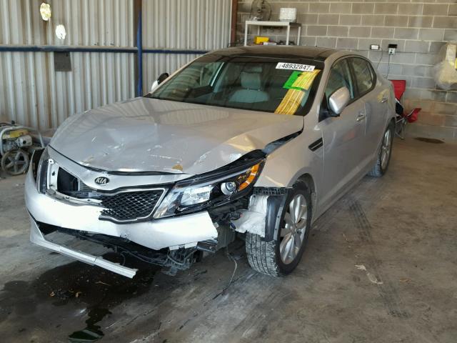 5XXGN4A77FG421644 - 2015 KIA OPTIMA EX SILVER photo 2