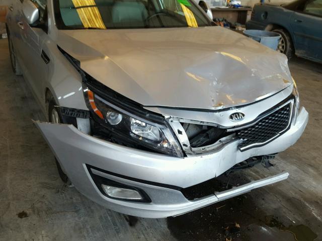 5XXGN4A77FG421644 - 2015 KIA OPTIMA EX SILVER photo 9