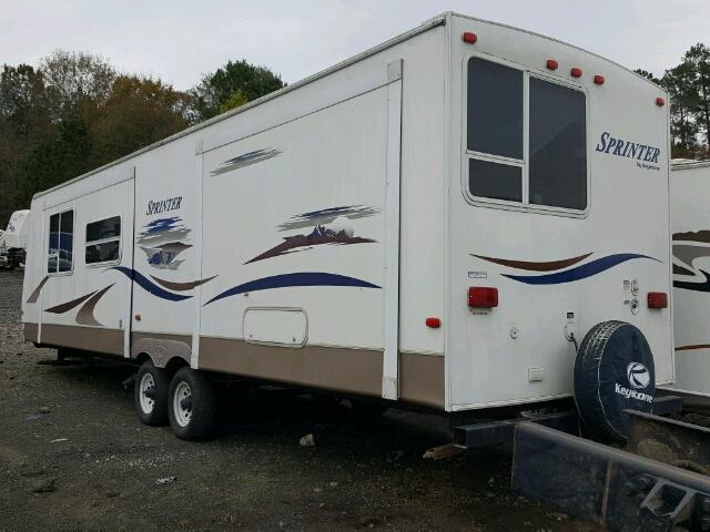 4YDT3002071532680 - 2007 KEYSTONE SPRINTER 白色 照片 3
