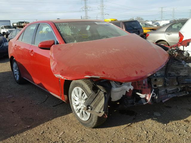 4T4BF1FK1ER377489 - 2014 TOYOTA CAMRY L RED photo 1