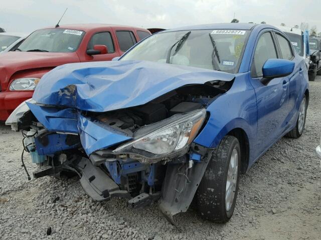 3MYDLBZV8GY108354 - 2016 TOYOTA SCION IA BLUE photo 2