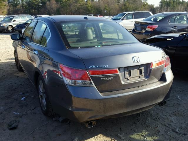 1HGCP3F81BA030257 - 2011 HONDA ACCORD EXL CHARCOAL photo 3