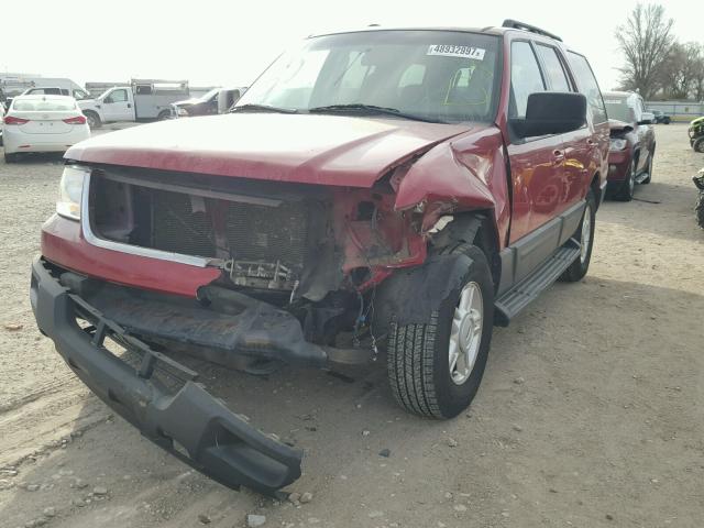 1FMPU16515LA81880 - 2005 FORD EXPEDITION RED photo 2