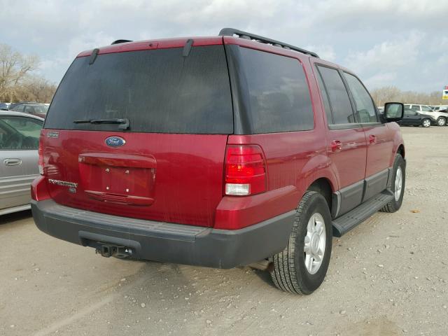 1FMPU16515LA81880 - 2005 FORD EXPEDITION RED photo 4