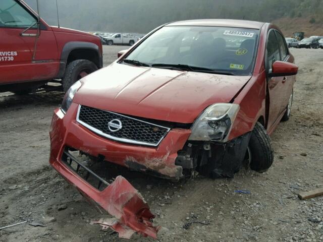 3N1AB6AP4BL663867 - 2011 NISSAN SENTRA 2.0 MAROON photo 2