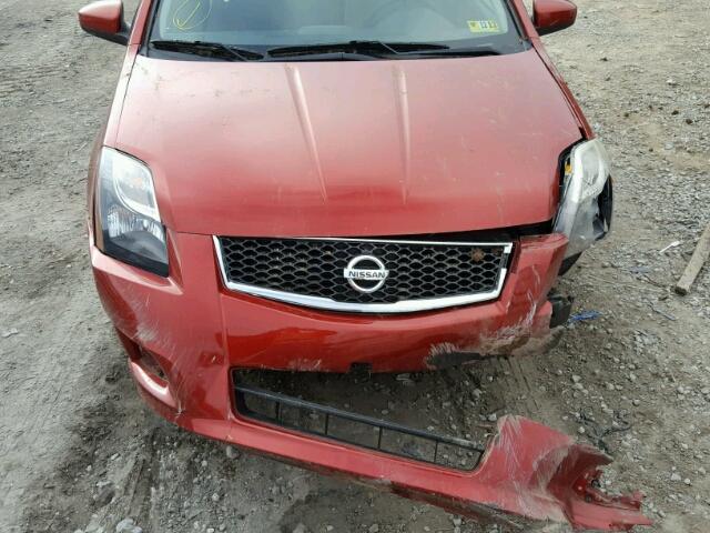 3N1AB6AP4BL663867 - 2011 NISSAN SENTRA 2.0 MAROON photo 7