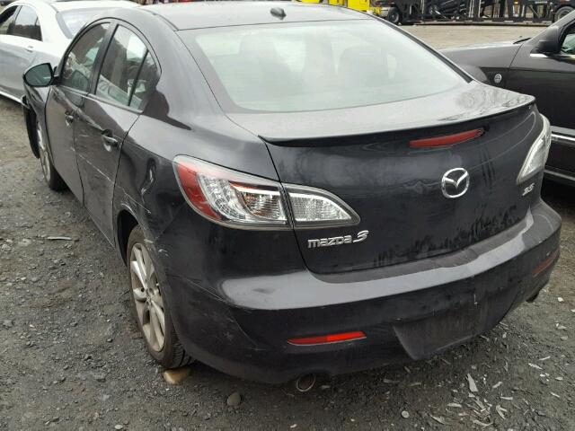 JM1BL1S68A1241825 - 2010 MAZDA 3 S BLACK photo 3