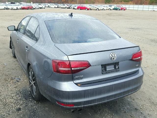 3VWD17AJ9GM347829 - 2016 VOLKSWAGEN JETTA SPOR GRAY photo 3