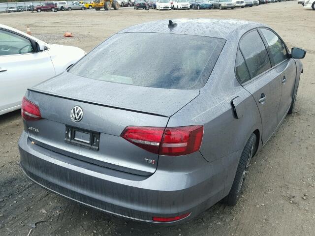 3VWD17AJ9GM347829 - 2016 VOLKSWAGEN JETTA SPOR GRAY photo 4