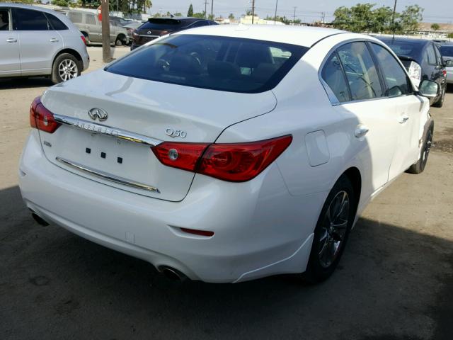 JN1EV7AR3HM839046 - 2017 INFINITI Q50 PREMIU WHITE photo 4