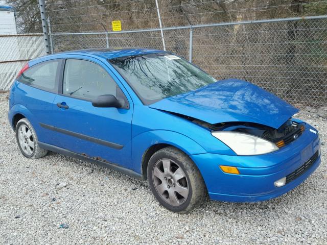 3FAFP31301R239359 - 2001 FORD FOCUS ZX3 BLUE photo 1