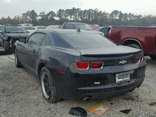 2G1FA1E36C9153646 - 2012 CHEVROLET CAMARO LS BLACK photo 3