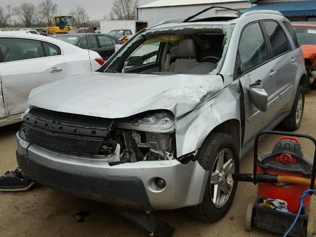 2CNDL73F866186254 - 2006 CHEVROLET EQUINOX LT SILVER photo 2