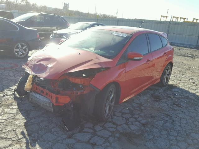 1FADP3L94EL138242 - 2014 FORD FOCUS ST RED photo 2