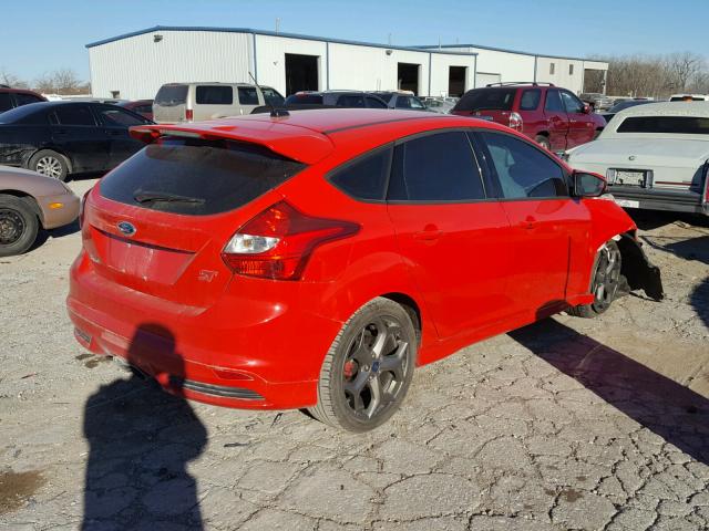 1FADP3L94EL138242 - 2014 FORD FOCUS ST RED photo 4