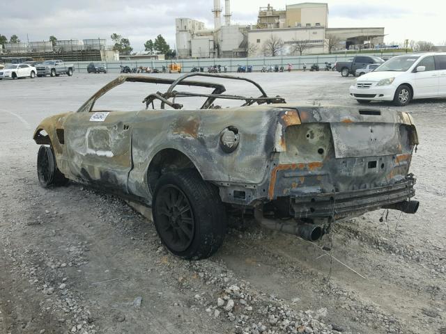 1ZVHT85H675221670 - 2007 FORD MUSTANG GT BURN photo 3