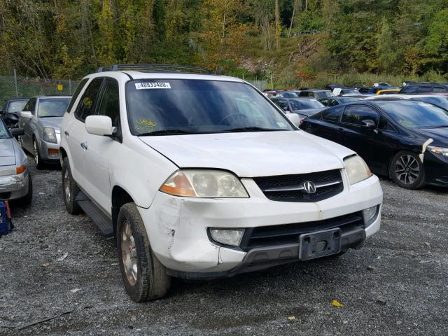 2HNYD18222H537030 - 2002 ACURA MDX WHITE photo 1