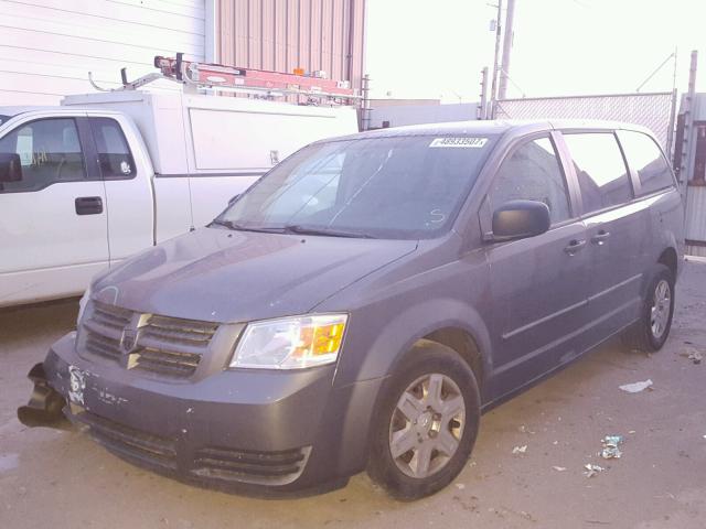 2D4RN4DE5AR410227 - 2010 DODGE GRAND CARA GRAY photo 2