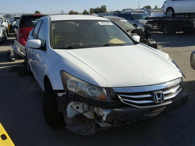 1HGCP2F31BA033772 - 2011 HONDA ACCORD LX WHITE photo 1