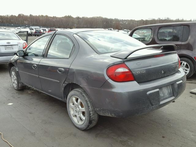 1B3ES56C23D201993 - 2003 DODGE NEON SXT GRAY photo 3