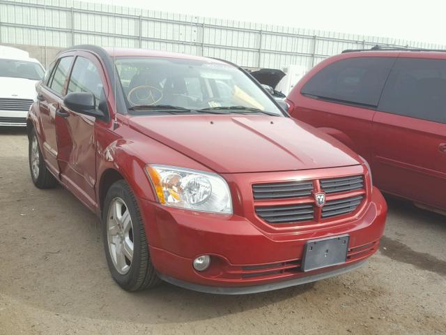 1B3HB48B07D301706 - 2007 DODGE CALIBER SX RED photo 1