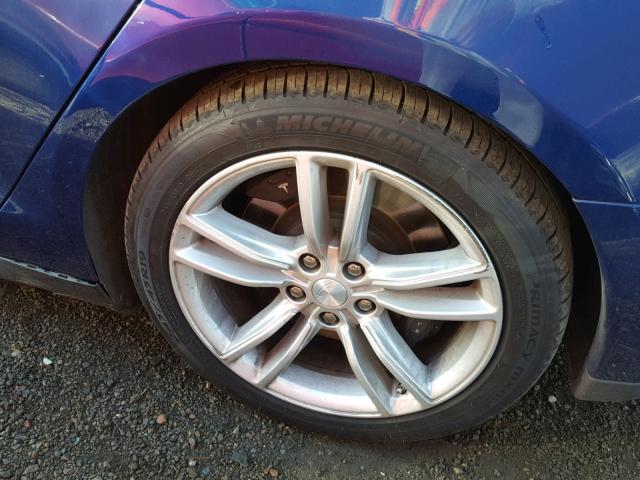 5YJSA1E27FF114805 - 2015 TESLA MODEL S Blau Foto 9