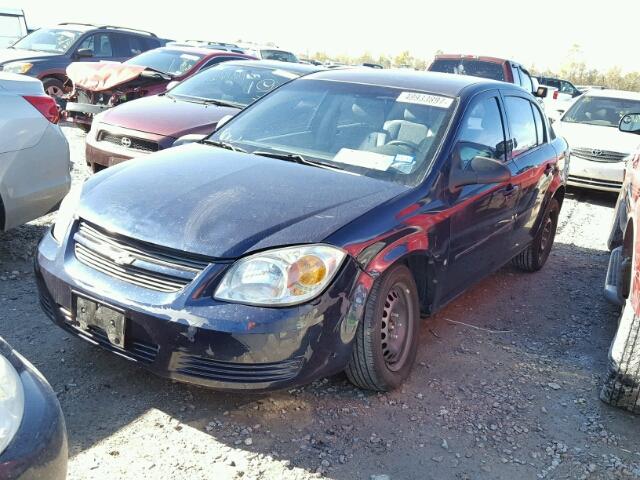 1G1AK58F887182210 - 2008 CHEVROLET COBALT LS BLUE photo 2