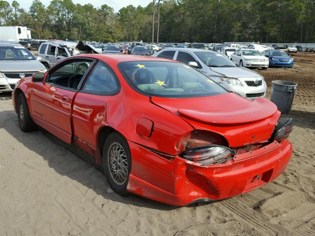 1G2WP12K5XF258679 - 1999 PONTIAC GRAND PRIX RED photo 3