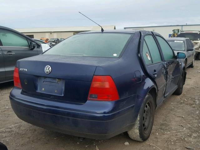 3VWSK69M91M124470 - 2001 VOLKSWAGEN JETTA GLS BLUE photo 4