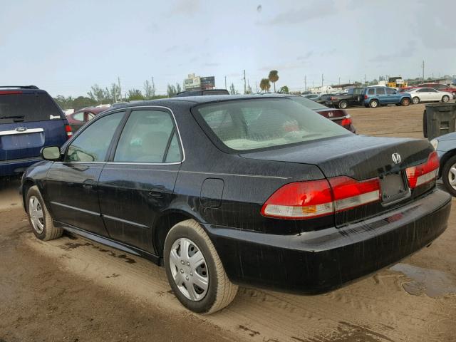 1HGCG56421A147918 - 2001 HONDA ACCORD LX BLACK photo 3