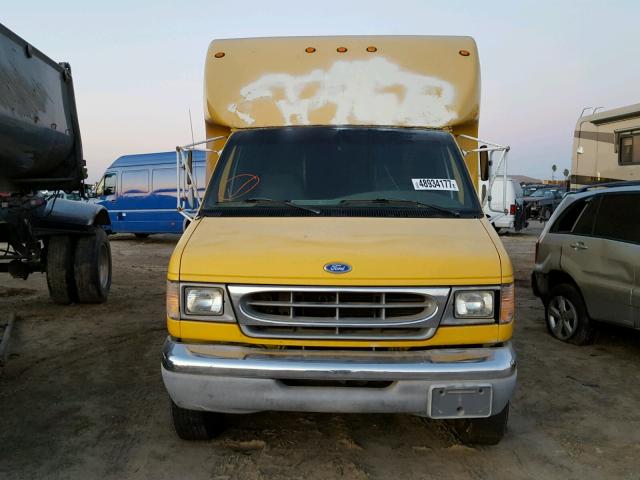 1FDLE47G1THB15667 - 1996 FORD ECONOLINE YELLOW photo 9